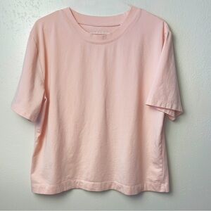 NWT LOFT Outlet Cotton Blend Short Sleeve Boxy Tee Size Medium